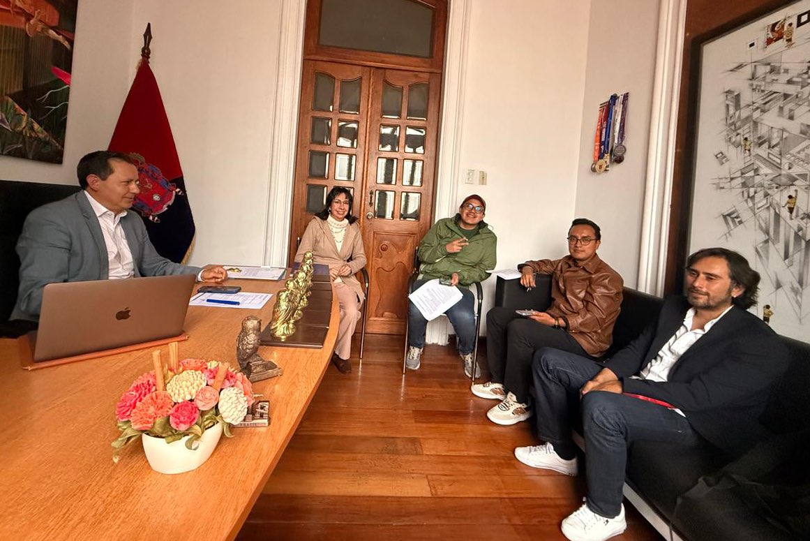 riobamba's tweet photo. 📌 Se desarrolló la sesión ordinaria del Comité de Fomento del Turismo, Difusión de la Cultura y Dinamización de la Economía del cantón Riobamba,
donde se trataron temas referentes a la planificación de actividades y eventos que impulsan el desarrollo del cantón https://t.co/x5I1xPH8uG