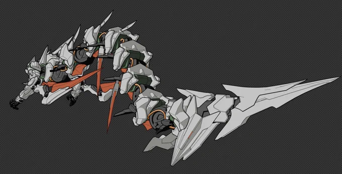 これがガンダムやゾイド、ACといった著名ロボットアニメ・ゲームを30年素通りしてきた後にヘキサギアで突如メカ沼に落ちてしまった者のメカデザインだよ
