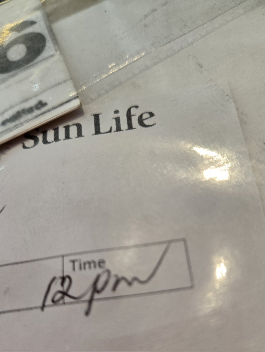 jaqzt's tweet photo. @SunLifePH do not put a 12pm claim time if may lunch break /mag lulunch break naman pala kayo. I also have work and came here during my lunch break. So its 1243 and i am still waiting to be called... https://t.co/yBT9UDyzhl