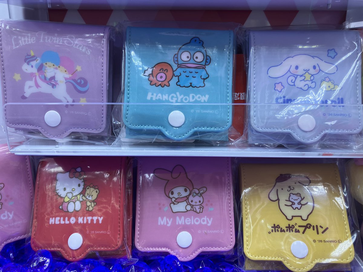 ✨新景品✨ 🪙🪙🪙🪙🪙🪙🪙🪙🪙🪙 サンリオキャラクターズ ビニールウォレット風コインポーチ２ 入荷しました✨  ぜひゲットしにご来店ください🎶 🪙🪙🪙🪙🪙🪙🪙🪙🪙🪙 #タイステ #釧路 #イオンモール釧路昭和 #サンリオ
