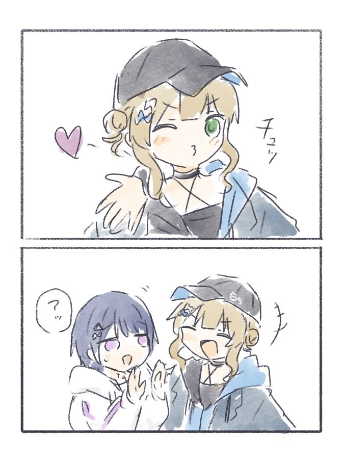 kuzira_54's tweet image. 三者三様
#泡色模様 #もちめるあーと #獅子どろーいんぐ #らくがきろこ