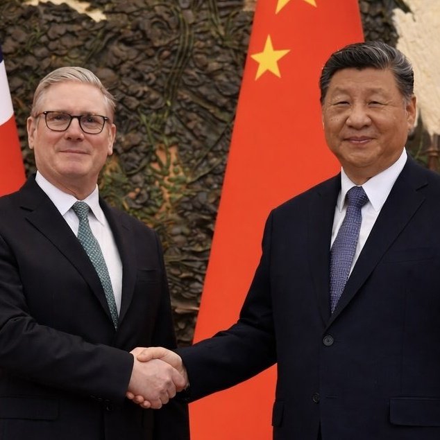 Keir Starmer's visit to China.

President Trump:  “Very Dangerous"