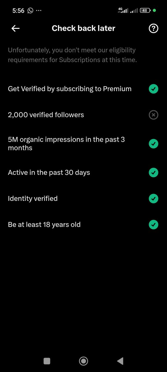 Finally got my 5M ORGANIC impressions, now let's chase 2000 verified followers aggressively 💪

<a href="/mariolexxx/">Ayo</a> wait for me, clocking the 2k VFs soon so as to join you 😂