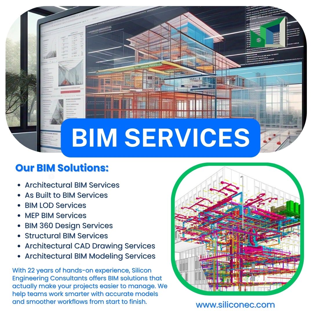 SiliconEnginee1's tweet photo. Silicon Engineering Consultants supports New York projects with architectural and structural BIM services. Transform ideas into build‑ready models, enhance collaboration, and deliver results with confidence.

Visit Us:
https://t.co/BZLUUZugJK

#Structural3DModeling https://t.co/HyV6BryQll