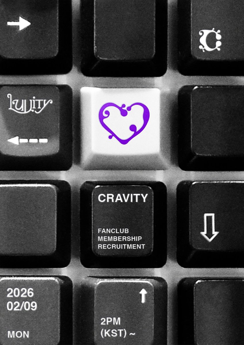 CRAVITYstarship's tweet photo. [📢]
CRAVITY 공식 팬클럽 LUVITY 모집 안내
⠀
✔모집 기간: 2026. 02. 09 (월) 2PM (KST) ~ 상시 판매
✔활동 기간: 가입일로부터 365일
⠀
자세한 내용은 CRAVITY 공식 Berriz 커뮤니티에서 확인하세요🌟
⠀
▶ https://t.co/m2VgXVSjt5
⠀
#CRAVITY #크래비티
#LUVITY #러비티 https://t.co/ET1dj7uKNY