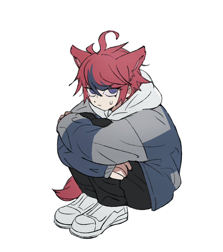 explopyon's tweet image. 今月あんまり描けなかったブヒ！ブルスコにあげてたやつです、グラサン月と番犬拓ちゃん