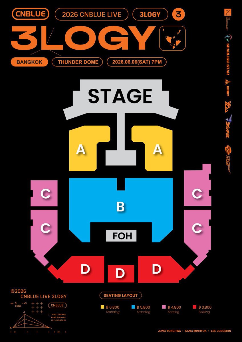 cnblueth's tweet image. กรี้ดยกด้อม! Finally…ปีนี้ #CNBLUE มีคอนที่ไทย เจอกัน 6 มิ.ย. 69 ธันเดอร์โดม