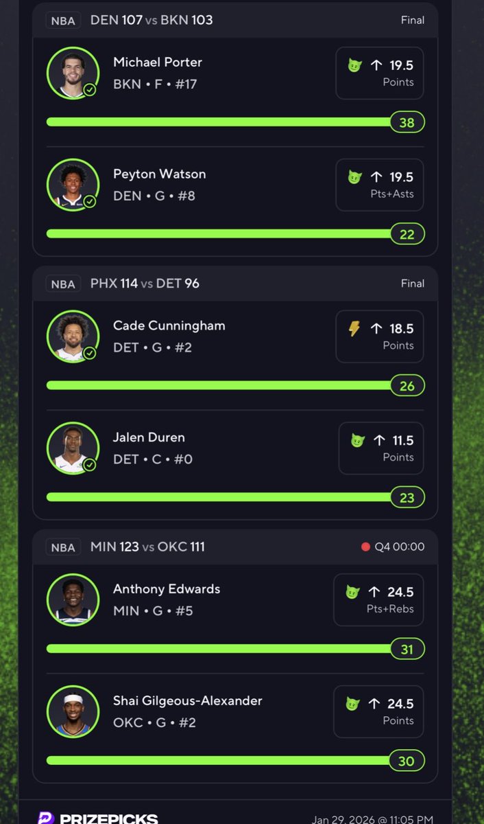 BangBrosLocks's tweet photo. BANGGGGG what a fucking night 

Let’s go ! ✅✅✅✅✅✅✅✅✅✅

#PrizePicks #NBA #BangLocks https://t.co/bGs9juUEFg