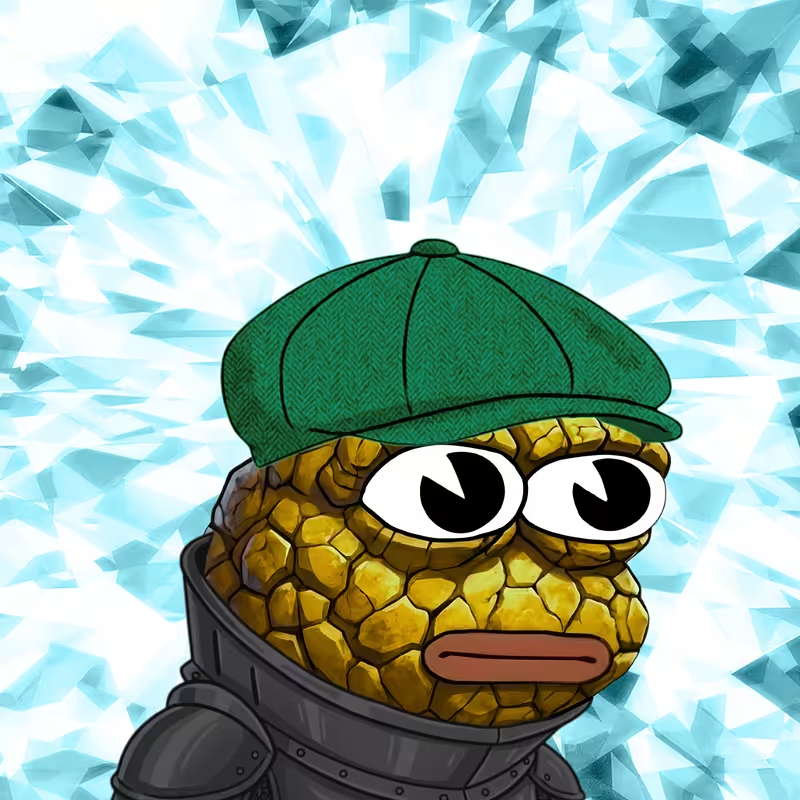 BronzeAgePFP's tweet image. Day 10 of Banger Posting Gen2 PFP NFTS

Rarity 291
#5476

Diamond Back BG
Black Knight
Yellow Rock Face
Peaky PFP Green 

huge fan of the peaky caps and the diamond BGs 

this one really pops off the screen

flex your peaky caps below