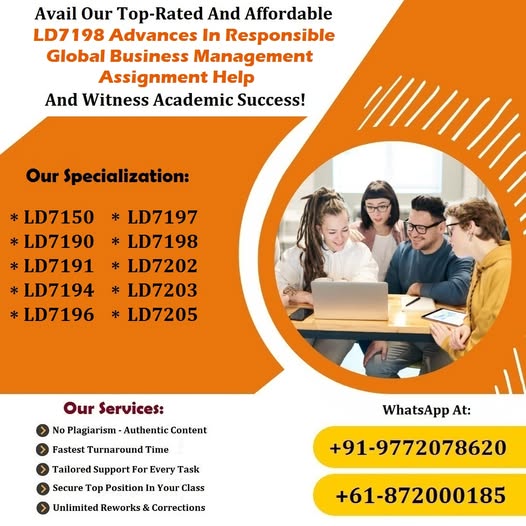 ShirleyNicole26's tweet photo. Acquire our LD7198 Advances in Responsible Global Business Management assignment help services and score top grade
#LD7191 #LD7192 #LD7194 #LD7196 #LD7197 #LD7198 #LD7202 #LD7203 #LD7205 #LD7207 #OnlineTutoring  #NorthumbriaUniversity #CourseHelp #AssignmentHelp #UK #HemeworkHelp https://t.co/gFUF4PfFfD