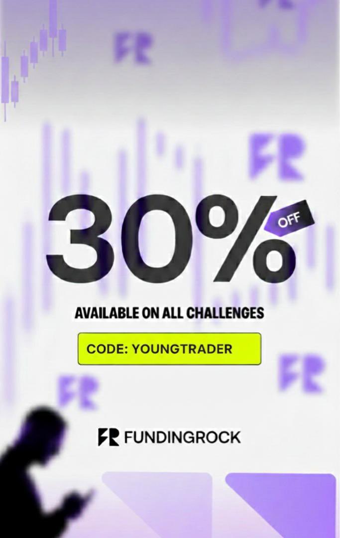 Gm 
From Setback to Success!

My Funding Rock account got breached, but that’s just part of the journey. Every mistake is a lesson for a stronger comeback. 💪

  Bounce back stronger claim your 30% OFF