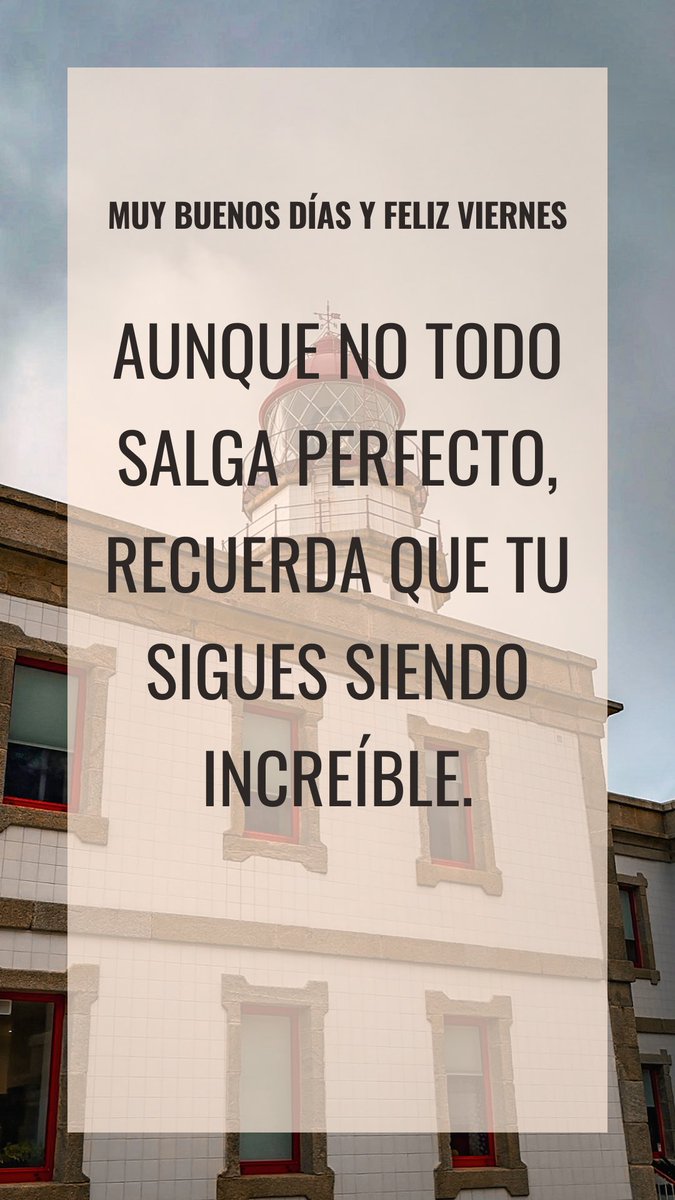 Muy buenos días y feliz viernes 😊