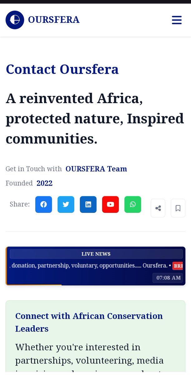 oursfera's tweet photo. Nous sommes ravis de vous annoncer que notre site web est désormais disponible à l’adresse suivante :
👉 https://t.co/5S1tFKzEy1
Restez connectés afin de ne manquer aucune de nos actualités, initiatives et actions en faveur des communautés africaines. https://t.co/3hLXLxjYZq