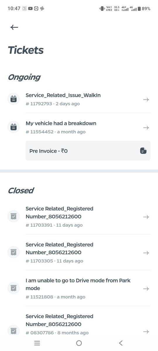 adithya3432's tweet photo. @OlaElectric service is so bad that they cancel the existing service compliant which is more than one month old and create a new one just show that they don't have pending complaints... pathetic customer service ever.
@bhash @kunalkamra88 https://t.co/Hjn2Orwqpz
