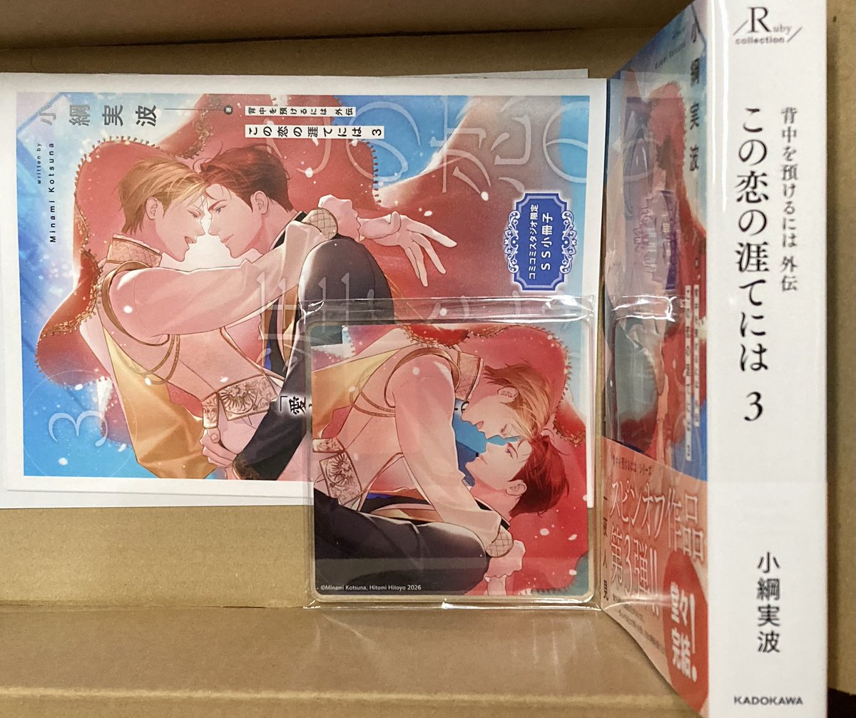 小綱実波 先生 #この恋の涯てには3 #背中を預けるには 外伝 🎉発売