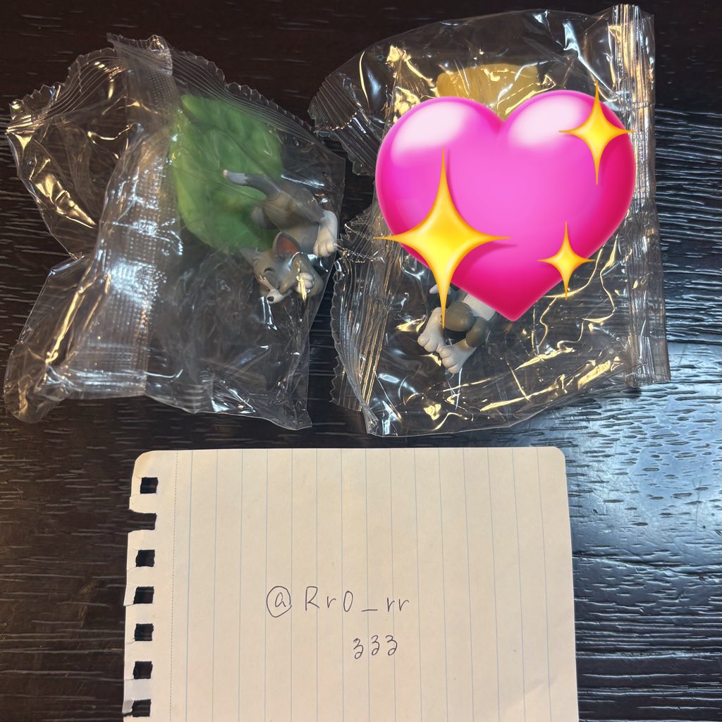 Rr0__rr's tweet photo. トムとジェリーすやすやフレンドFig 交換

譲）トムクッション、異種ドラミ(ｺﾞｷｹﾝ)
求） ジェリーお月さま

郵送交換希望📮
コンプ目的の為他提案×

お気軽にお声掛けください🍀 https://t.co/hSo5zbfXvI