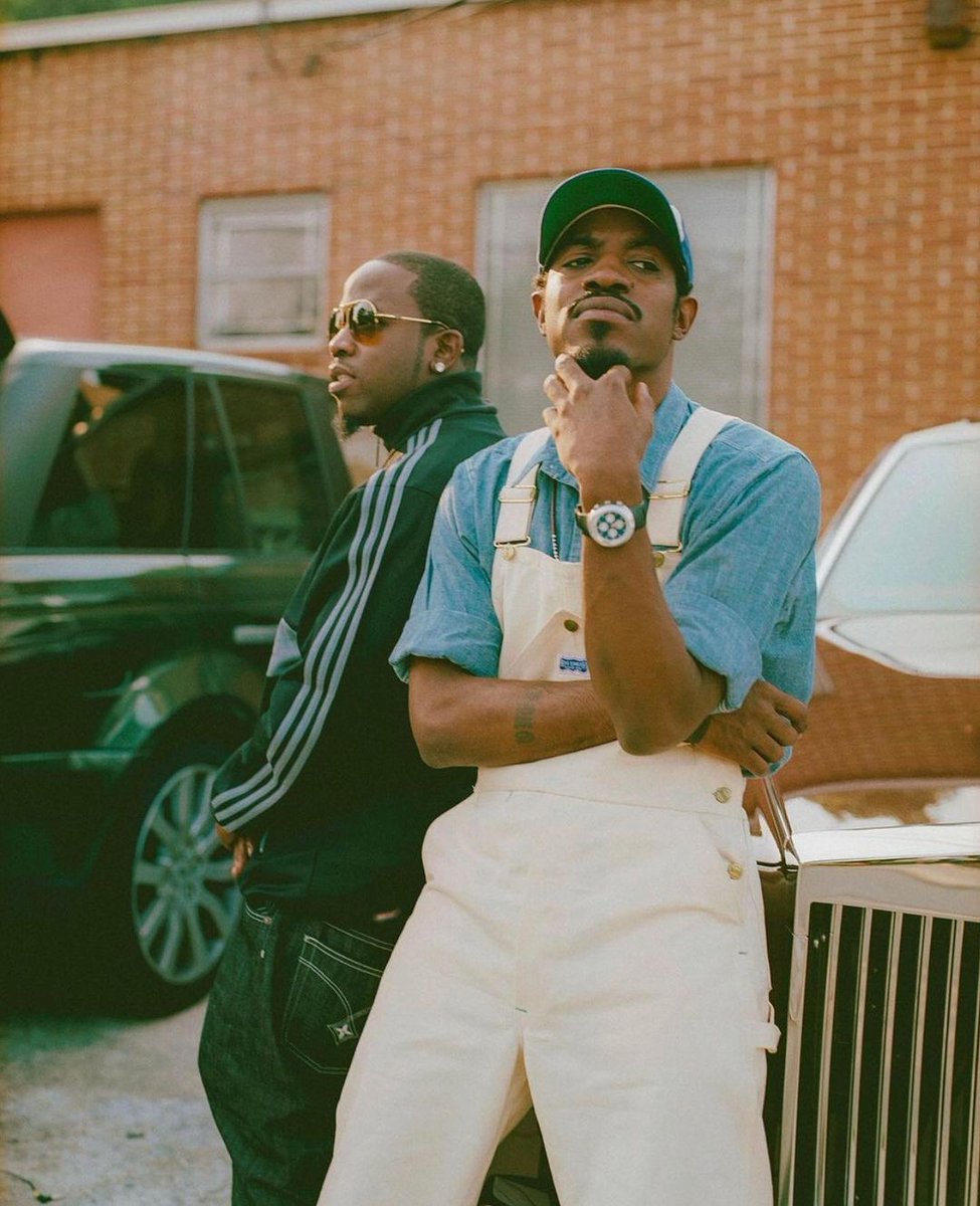 sleepingongemss's tweet image. OutKast photographed by Marc Baptiste during a portrait shoot in Atlanta, GA (2006)