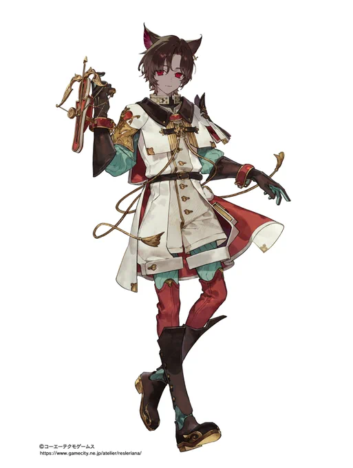 『レスレリアーナのアトリエ』 ティムのデザイン&イラストを担当いたしました 本日実装です! ジェロンの弟ダヨ～ かわいがっていただけたら