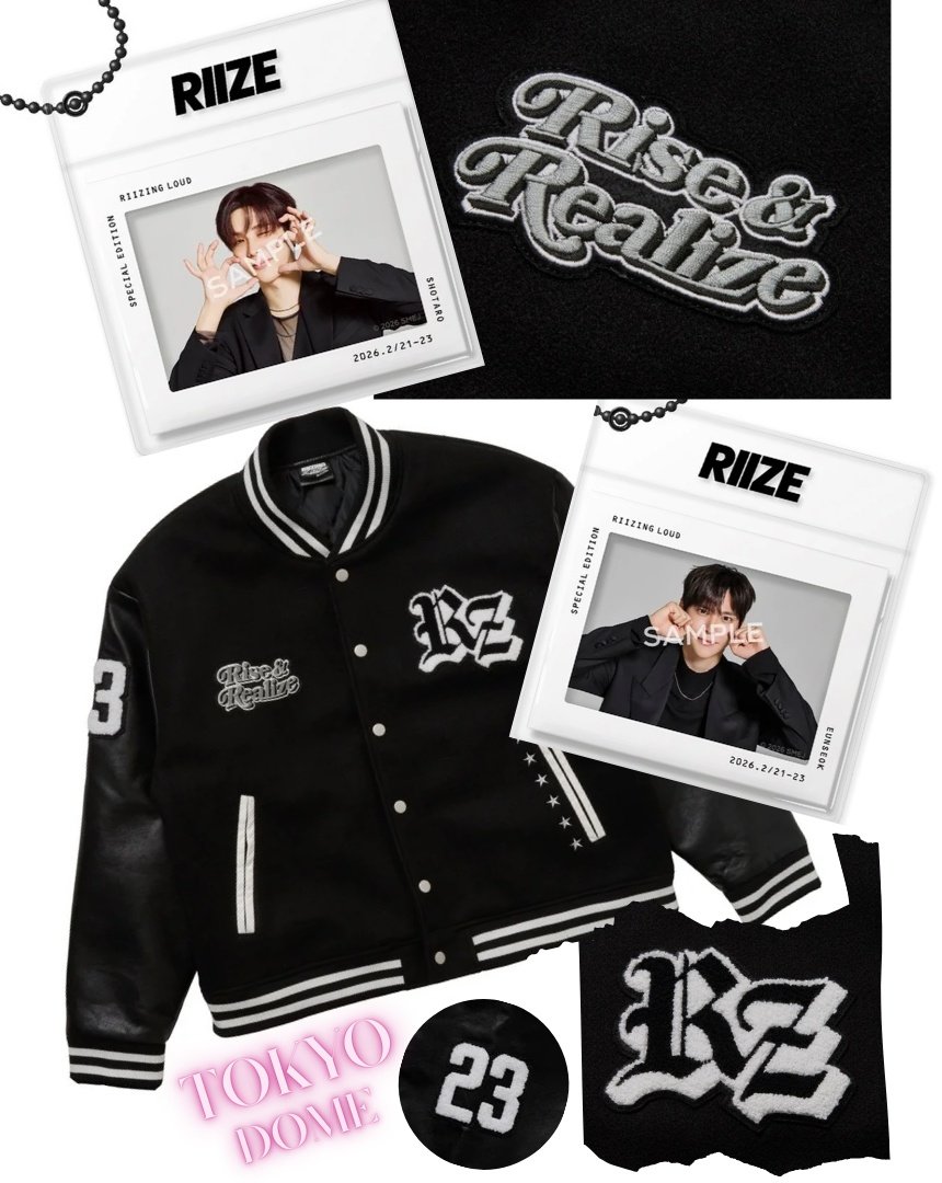 2026 𝐑𝐈𝐈𝐙𝐄 初の東京ドーム公演グッズ】 (個人的♡Pick) □RIIZE