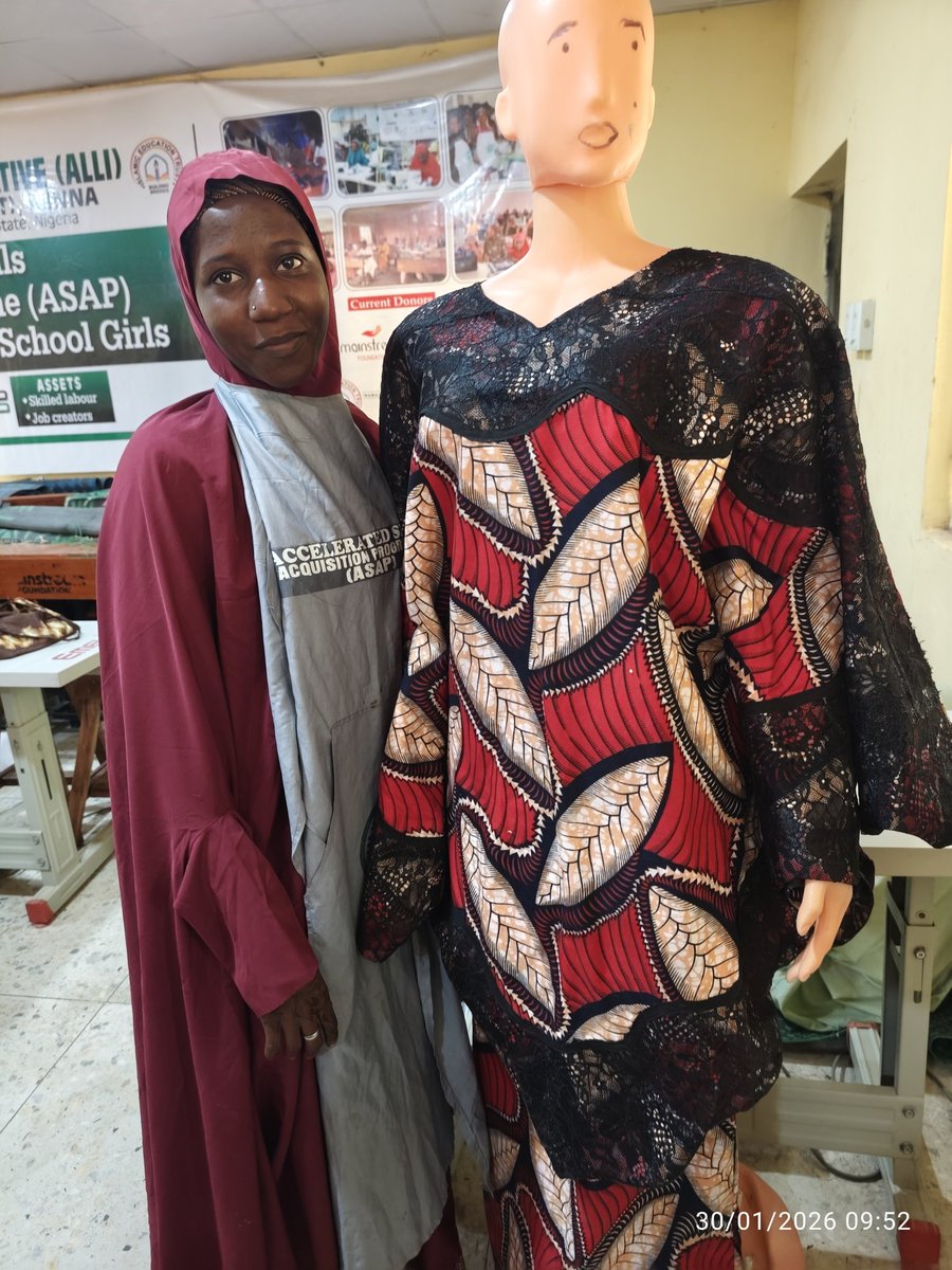 ASAP4ALLI's tweet photo. Finished &amp; Fabulous.
The tailoring girls proudly present their final, completed products — a true reflection of their hard work and dedication. #asapalli #inspiringyouth #alli #futureleaders #fypシ゚ https://t.co/OH28kokISD