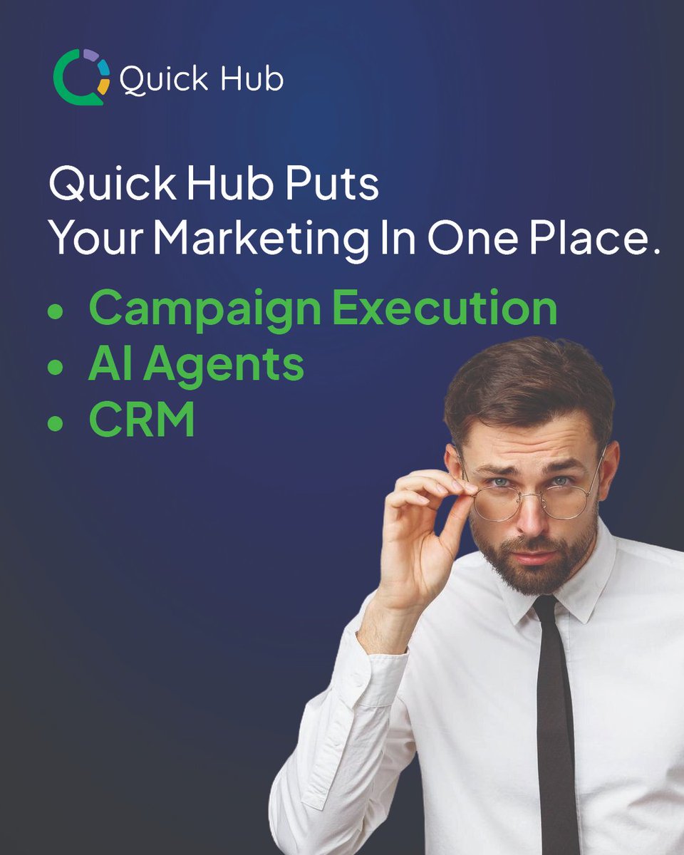Marketing isn’t broken. Your system is. Quick Hub brings execution, AI ...