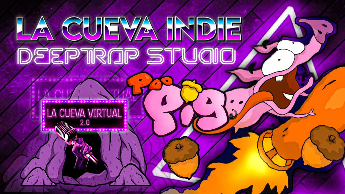 LaCuevaVirtual's tweet photo. 🎙️ ¡Nuevo episodio de #LaCuevaVirtual ya disponible en iVoox &amp; Spotify!

🎮 Hoy nos visitan dos desarrolladores de @deeptrap_studio, para hablar de su indie PooPig.

📻 Escúchalo a las 18:00 en Onda Punta Radio 107.0 FM (Huelva) y Youtube. https://t.co/pSuUYt3sRG