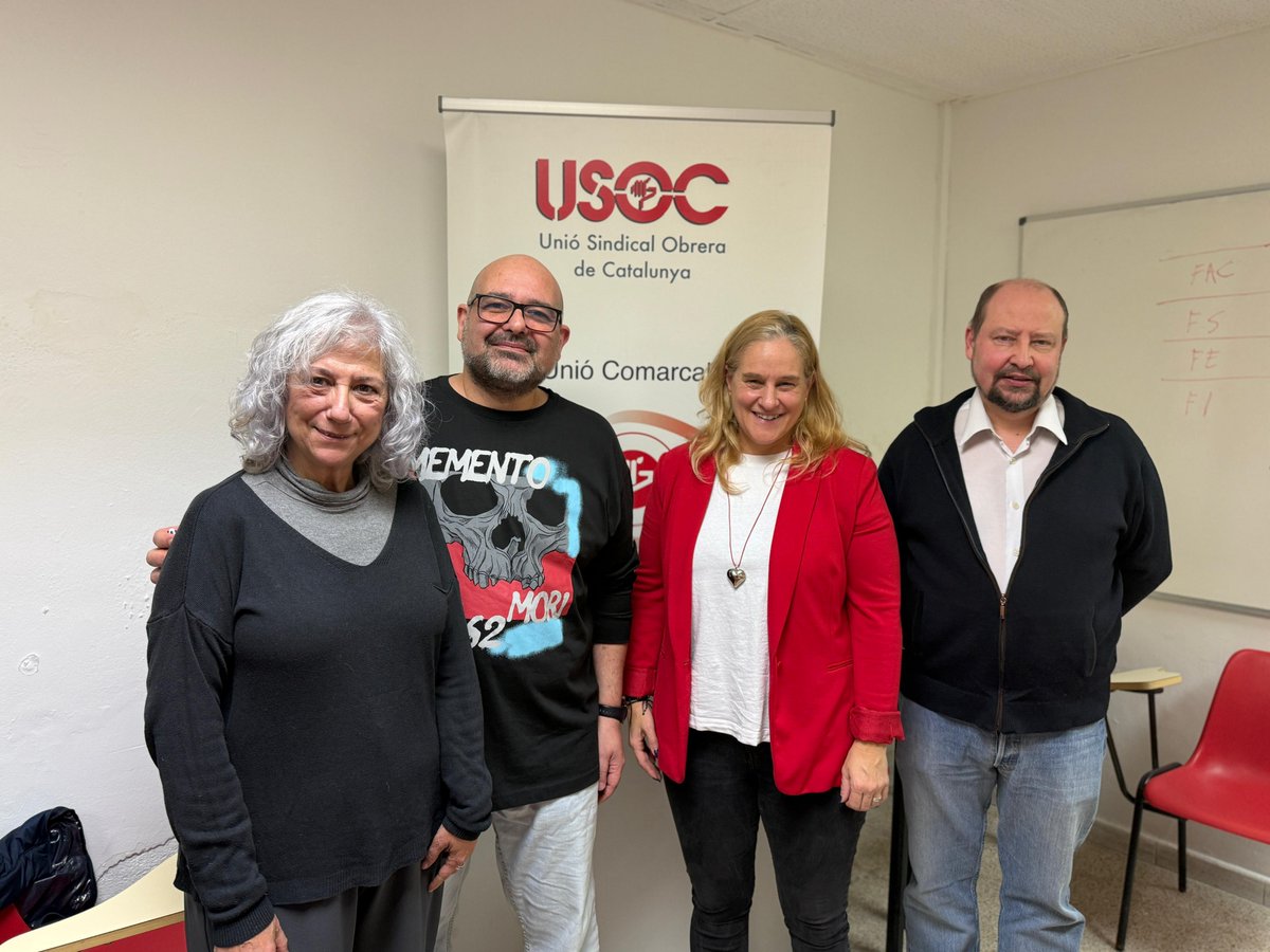 🔎 José Trillo renova com a responsable territorial de la USOC al Maresme i Vallès Oriental

⚖️ L’assemblea destaca el creixement del sindicat al territori, fruit d’una aposta per la proximitat i el treball a peu de carrer.

🔗 Consulta tots els detalls a usoc.cat/jose-trillo-re…