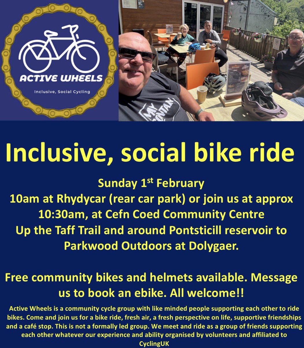 Active wheels Inclusive Social cycling tweet media