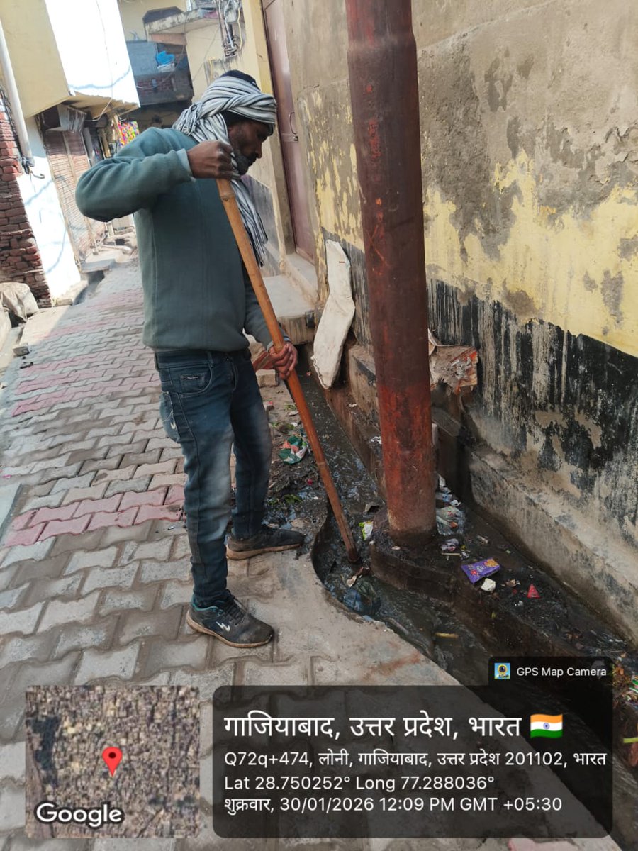 स्वच्छ भारत स्वच्छ लोनी tweet media