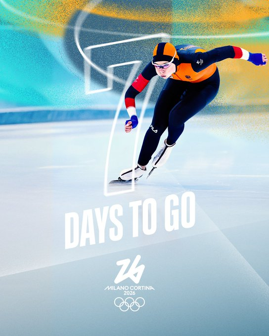 שבוע אחד עד טקס הפתיחה של אולימפיאדת מילאנו-קורטינה.

האם ידעתם ש-4 מתוך 5 משתמשי X מתרגשים משמעותית יותר מאולימפיאדת החורף בהשוואה למשתמשים שאינם ב-X? יתרה מזאת,  החלקה אמנותית ⛸️ מובילה בקרב משתמשי X כאירוע הכי מצופה בעולם.

<a href="/Olympics/">The Olympic Games</a>