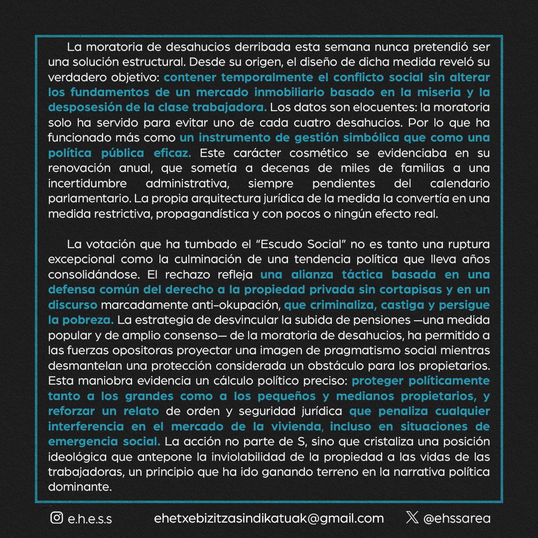 Euskal Herriko Etxebizitza Sindikatuen Sarea tweet media
