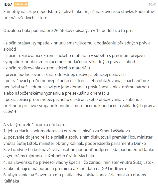 Bombic opäť zapĺňa noviny a médiá, jeho priaznivci sa zlietajú ako supy a chastajú sa na peklo, ktoré tu následne rozpútajú. Do toho jeden zaujímavý pohľad z diskusie: