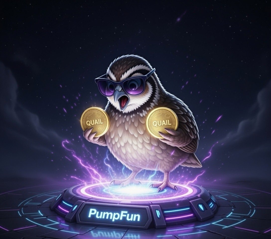 QuailCoinSol's tweet image. $Quail can’t wait for the @Pumpfun listing 🚀
The countdown is on.
Energy is building.
Stay close — it’s about to get wild 🐥🔥

#Quail #Pumpfun #Solana #Crypto