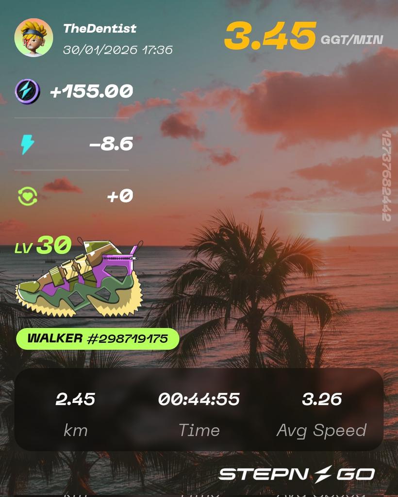 Evening Walk #STEPNGO