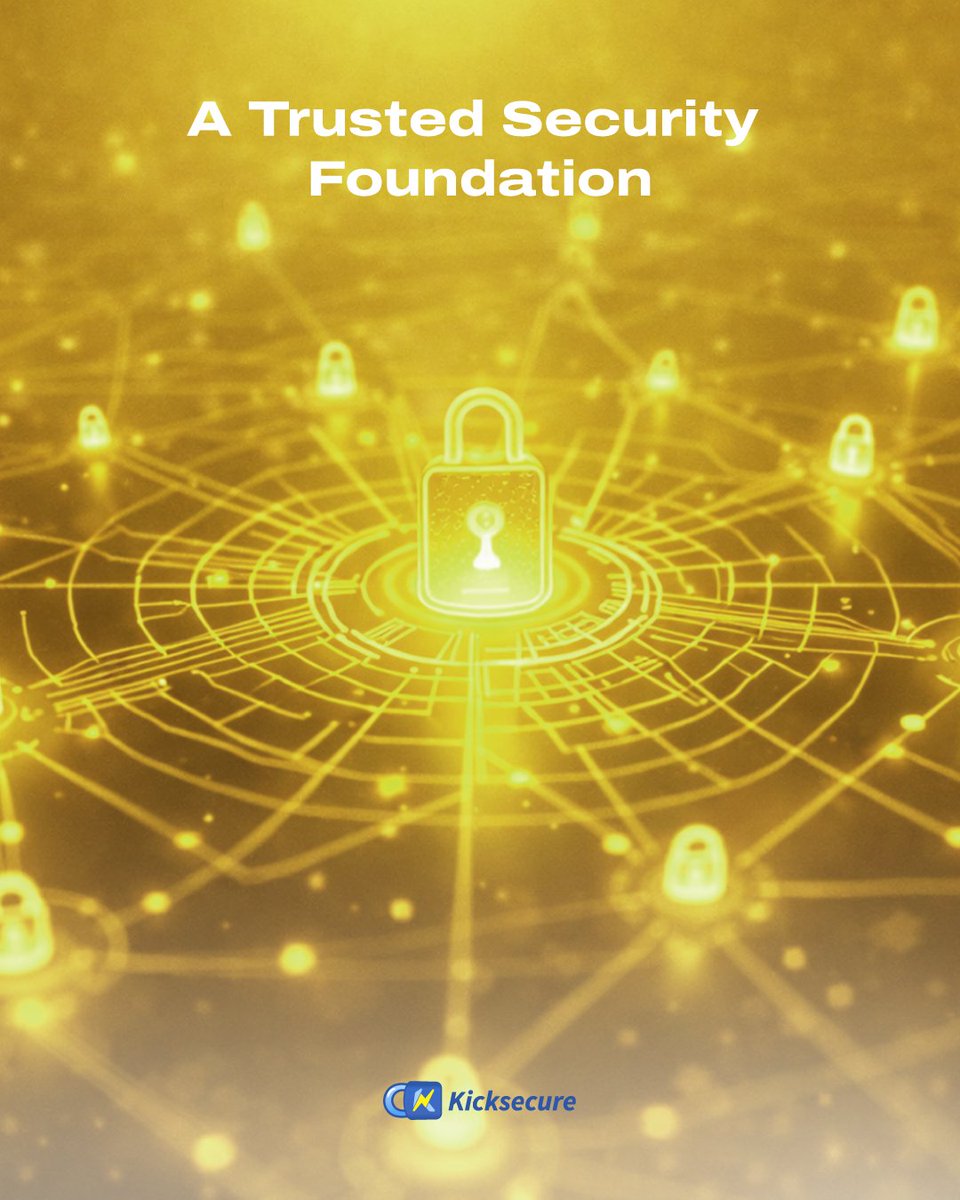 Kicksecure's tweet photo. A trusted security foundation.
Built for privacy-focused systems. https://t.co/M4IhfqJuAA