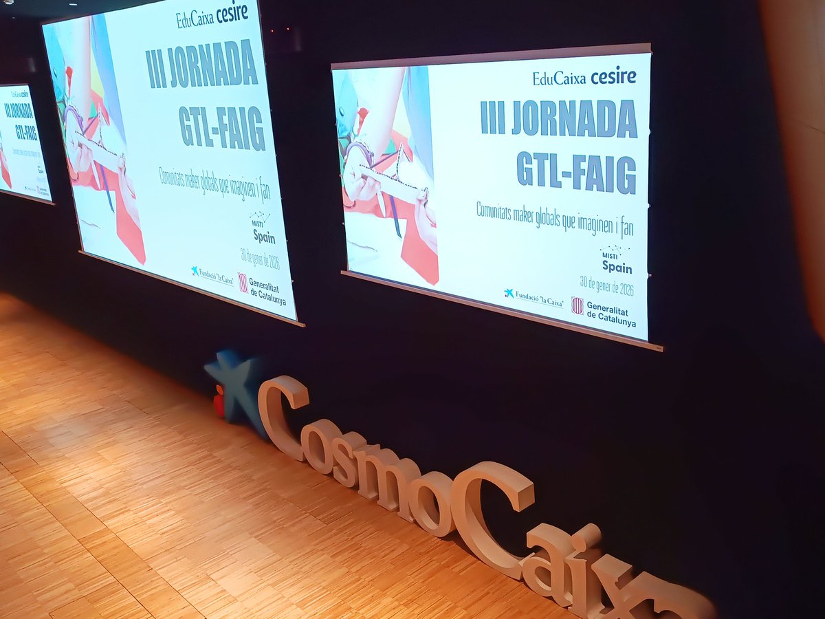 CRPVOII's tweet image. III Jornada GTL- FAIG. Comunitats maker globals que imaginem i fan. #misti #programaFaig @cesirecat