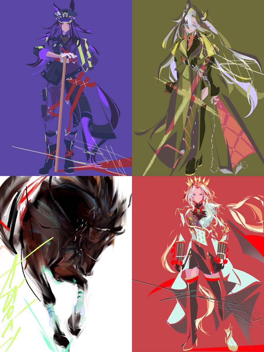 今月描いた絵🏇