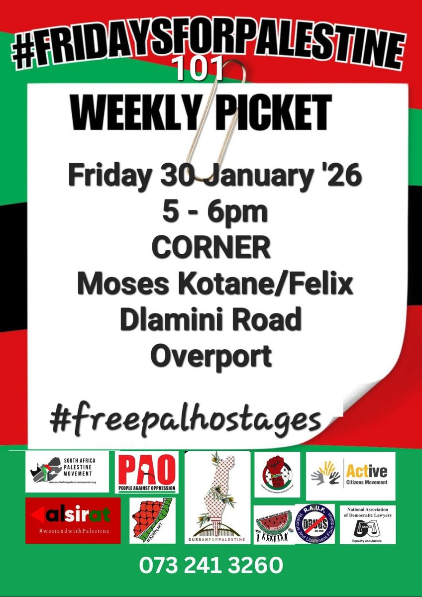 SaydoonSayed's tweet image. REMINDER

Palestine narrative is changing. BePart of this changing narrative. 

Once a month for you who we have not seen, 
Stand Up,
Speak Out,
Join us, 
🇵🇸 From the river to the sea Palestine will be free 
🇵🇸 From the Sea to the river Palestine will live forever