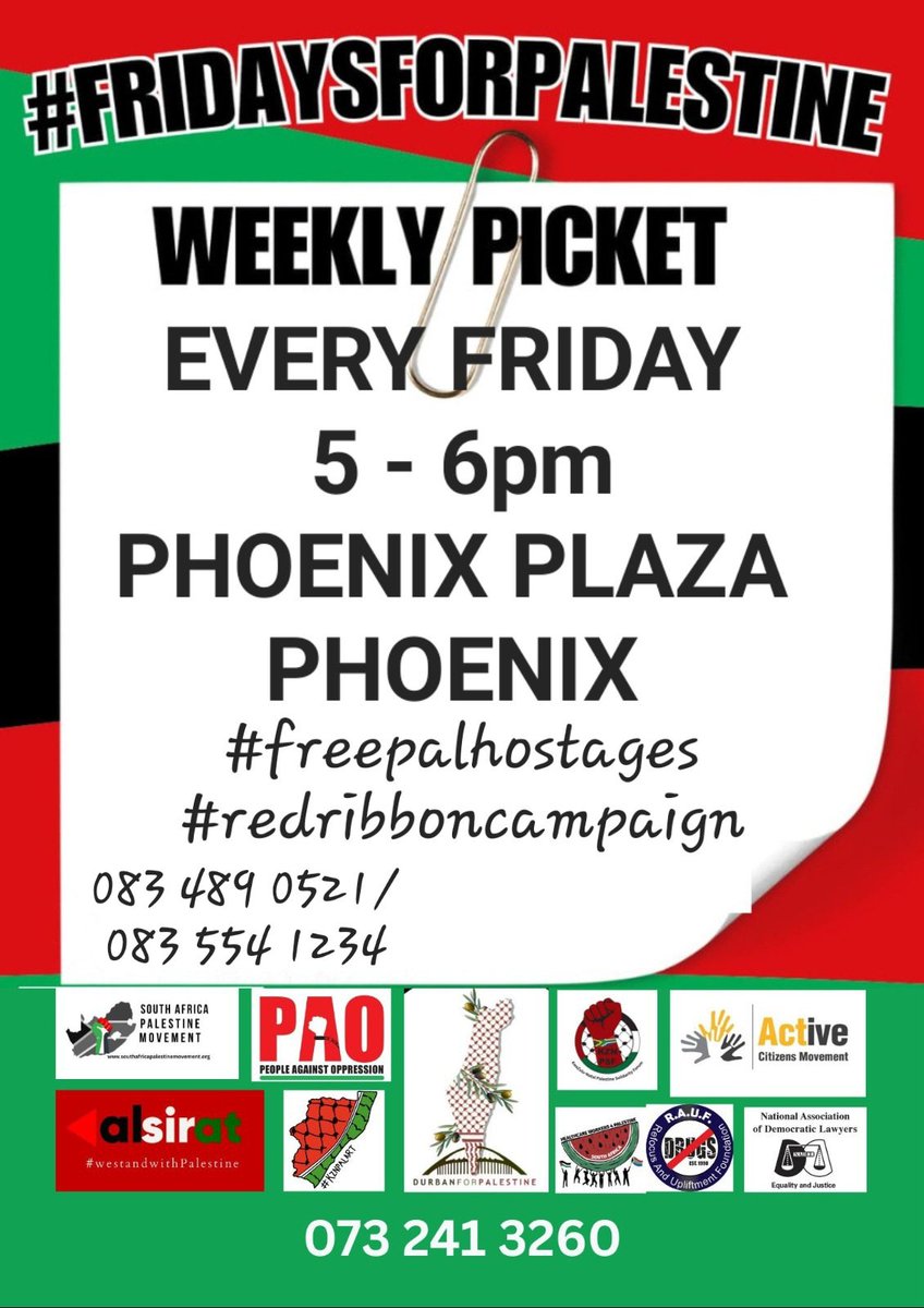 SaydoonSayed's tweet image. REMINDER

Palestine narrative is changing. BePart of this changing narrative. 

Once a month for you who we have not seen, 
Stand Up,
Speak Out,
Join us, 
🇵🇸 From the river to the sea Palestine will be free 
🇵🇸 From the Sea to the river Palestine will live forever