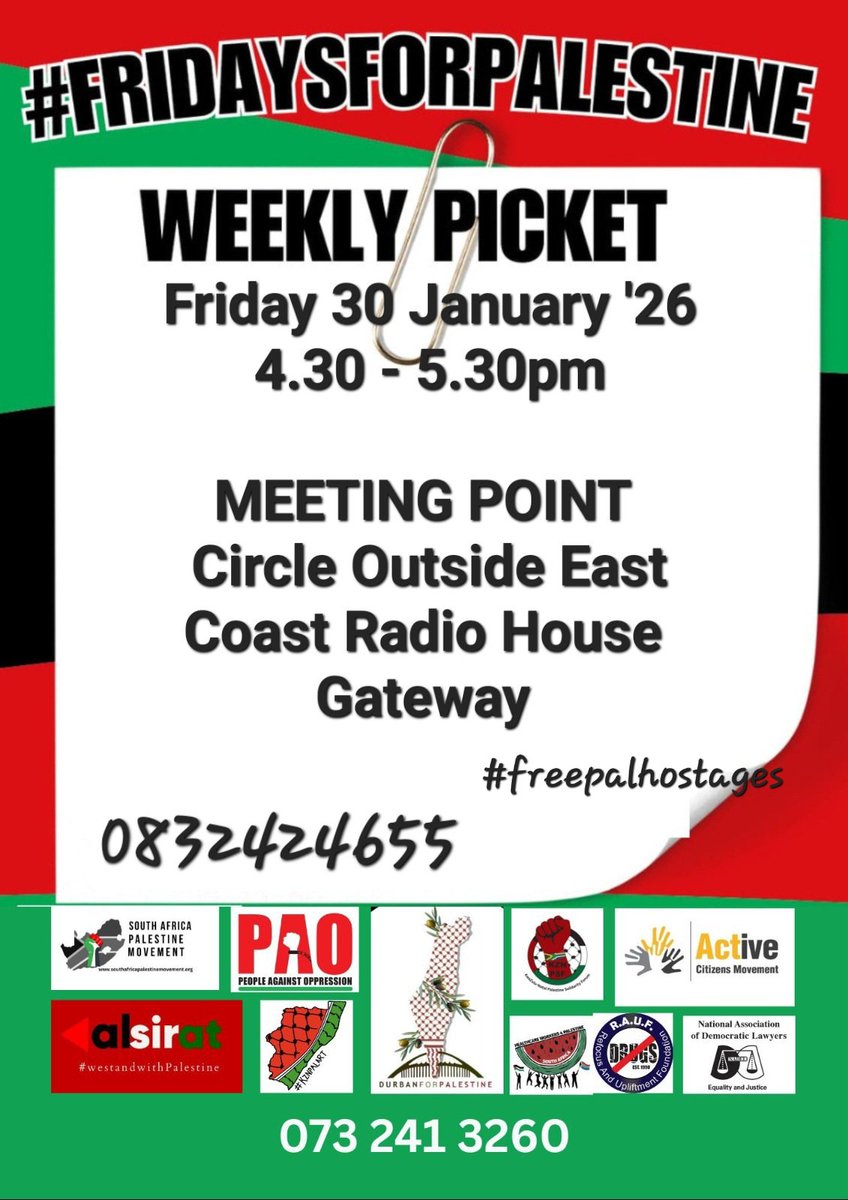 SaydoonSayed's tweet image. REMINDER

Palestine narrative is changing. BePart of this changing narrative. 

Once a month for you who we have not seen, 
Stand Up,
Speak Out,
Join us, 
🇵🇸 From the river to the sea Palestine will be free 
🇵🇸 From the Sea to the river Palestine will live forever