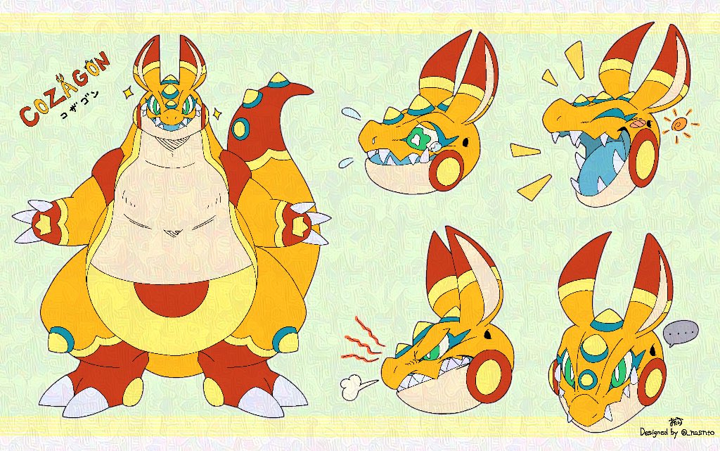 _nasnto's tweet image. Skebリクエストにてキャラクターデザインいたしました！ありがとうございました！💪