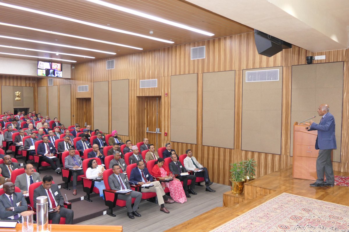 ndc_mod's tweet photo. AVM Arjun Subramanian(Retd), author &amp; renowned historian delivered an insightful lecture on Concept of Comprehensive National Power at #NDCNewDelhi today. He accentuated determinants &amp; indicators for measuring the National Power, which includes Military capability &amp; Soft power. https://t.co/6chP51xQHB