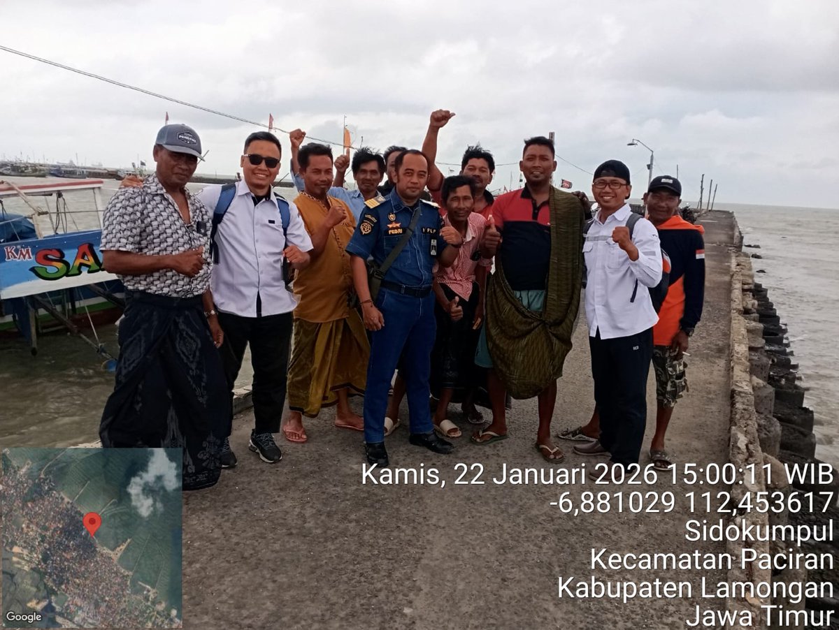ali_ppb's tweet photo. Mukti Ali,  Kamis (22/01/2026)Penyuluhan melalui fasilitasi pengukuran kapal untuk keperluan perizinan Pas Kecil bagi nelayan Ds Weru &amp; Ds Sidokumpul Kec. Paciran - Lamongan.
#GiatLuhkanSatminkalBwi
#pusluhkp @bppsdm_bp3bwi @bppsdm_kp @pusluhkp https://t.co/1edtpD48Yz
