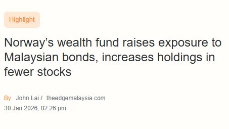 ByJasonNg's tweet image. Norway's sovereign wealth fund is colossal with assets worth over US$2 trillion and The Edge has looked at their latest disclosures...

 Here's what we found: