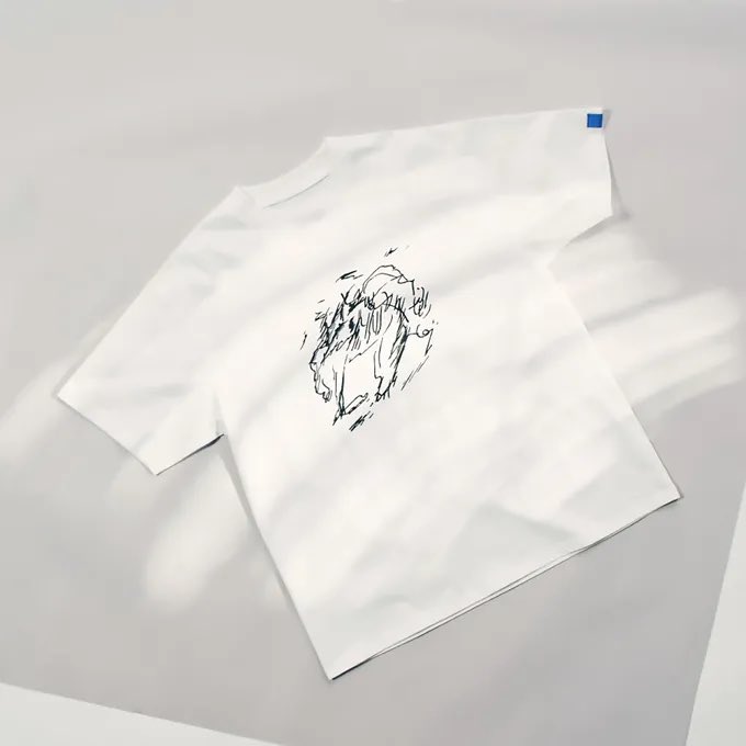 伏見弓弦 #グッズ10周年展示会「Bright me up!!」 デザインTシャツ