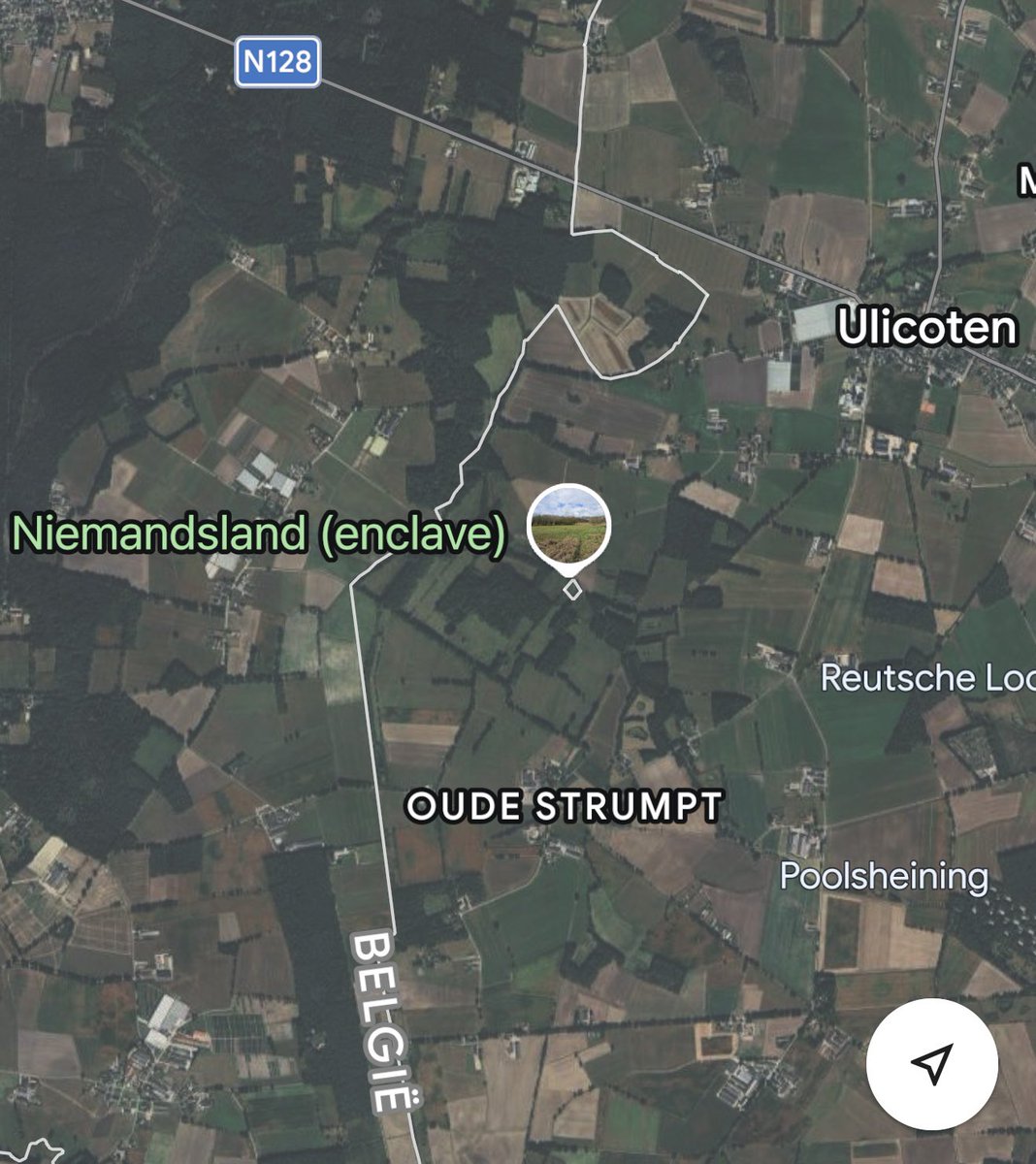 WurfTwain's tweet image. Zondag een bezoek brengen aan Niemandsland. De kleinste Belgische enclave in Nederland. Slechts een stukje weiland van 0,2632 hectare groot. Wist u dit? Er zit een bijzonder verhaal achter. #belgië #exclave #brabant nationalgeographic.nl/geschiedenis-a…