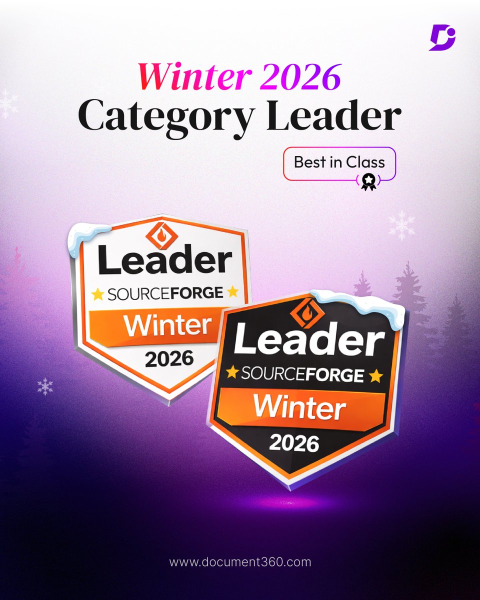 Document360 tweet media