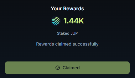 Thank you <a href="/JupiterExchange/">Jupiter</a>