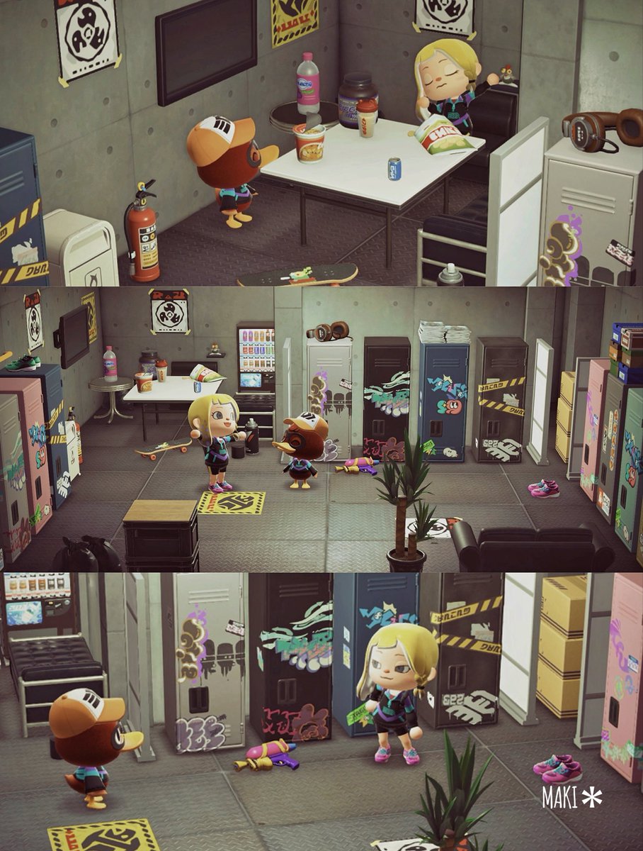 ◌.*📋イカしたロッカールーム𓂃 .⋆🦑

#あつ森 #あつまれどうぶつの森 
#あつ森写真部 #あつ森アプデ
#AnimalCrossing  #ACNH 
#Splatoon3 🫟