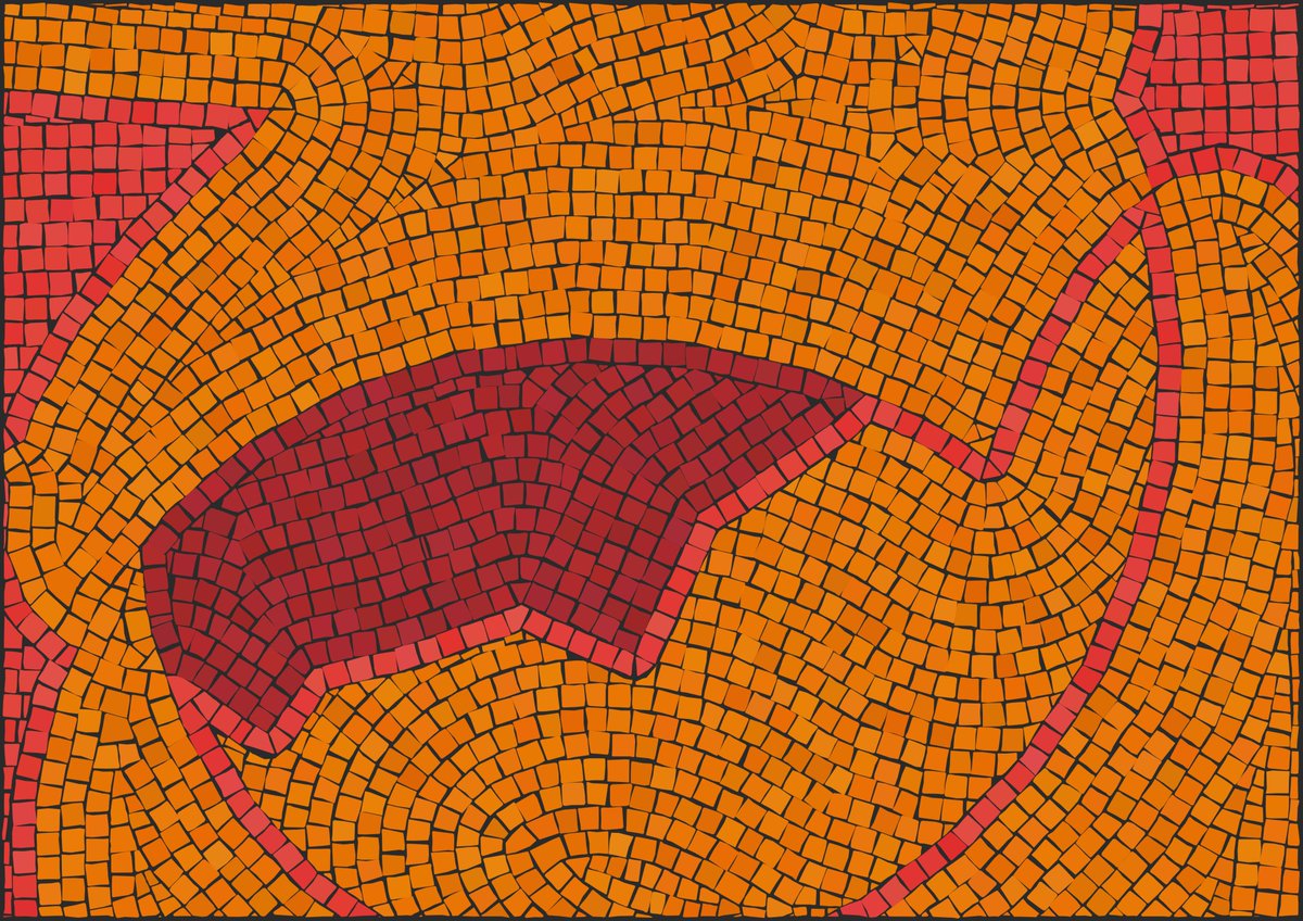 Generative mosaic  🟧🟥
↓